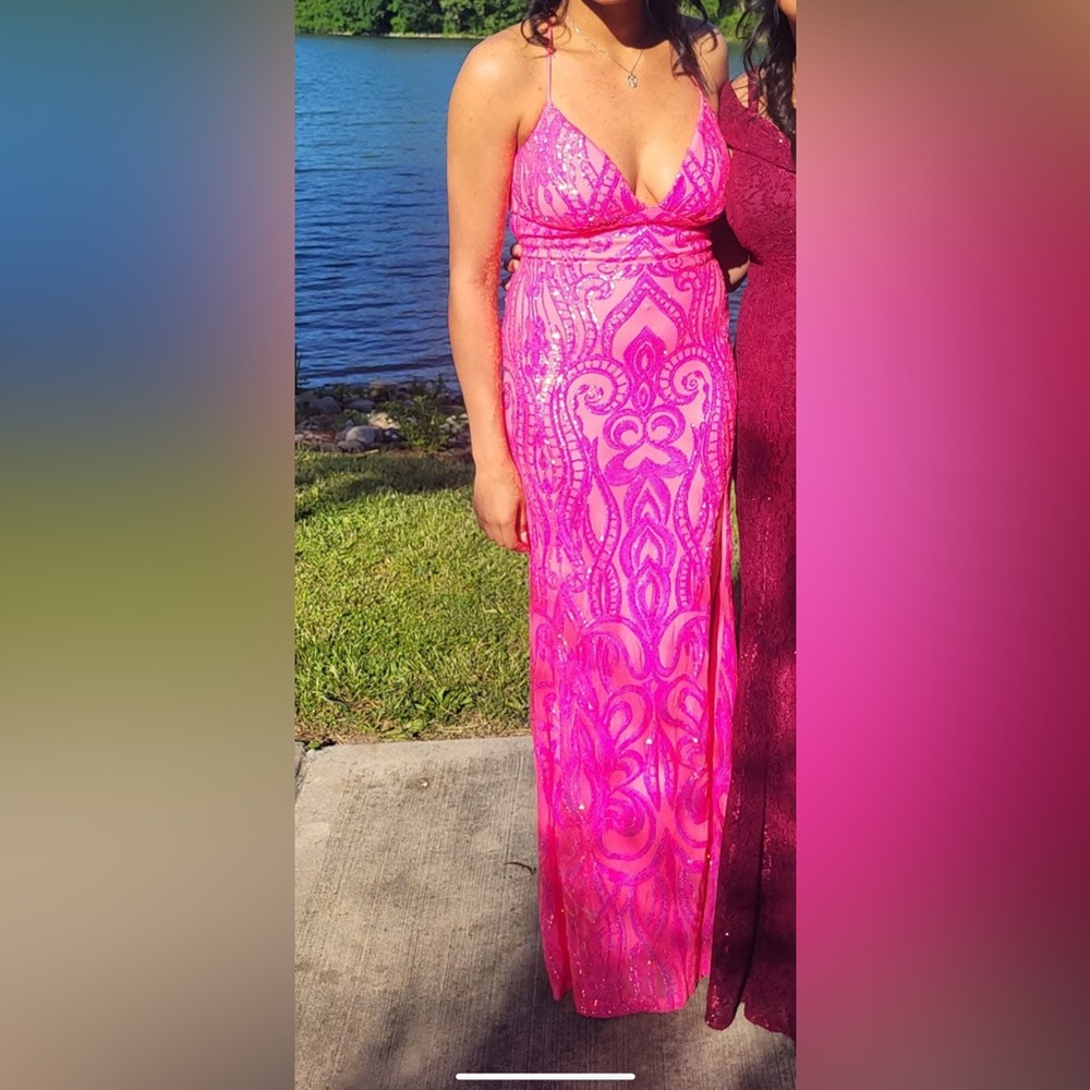Windsor Pink Prom Dress